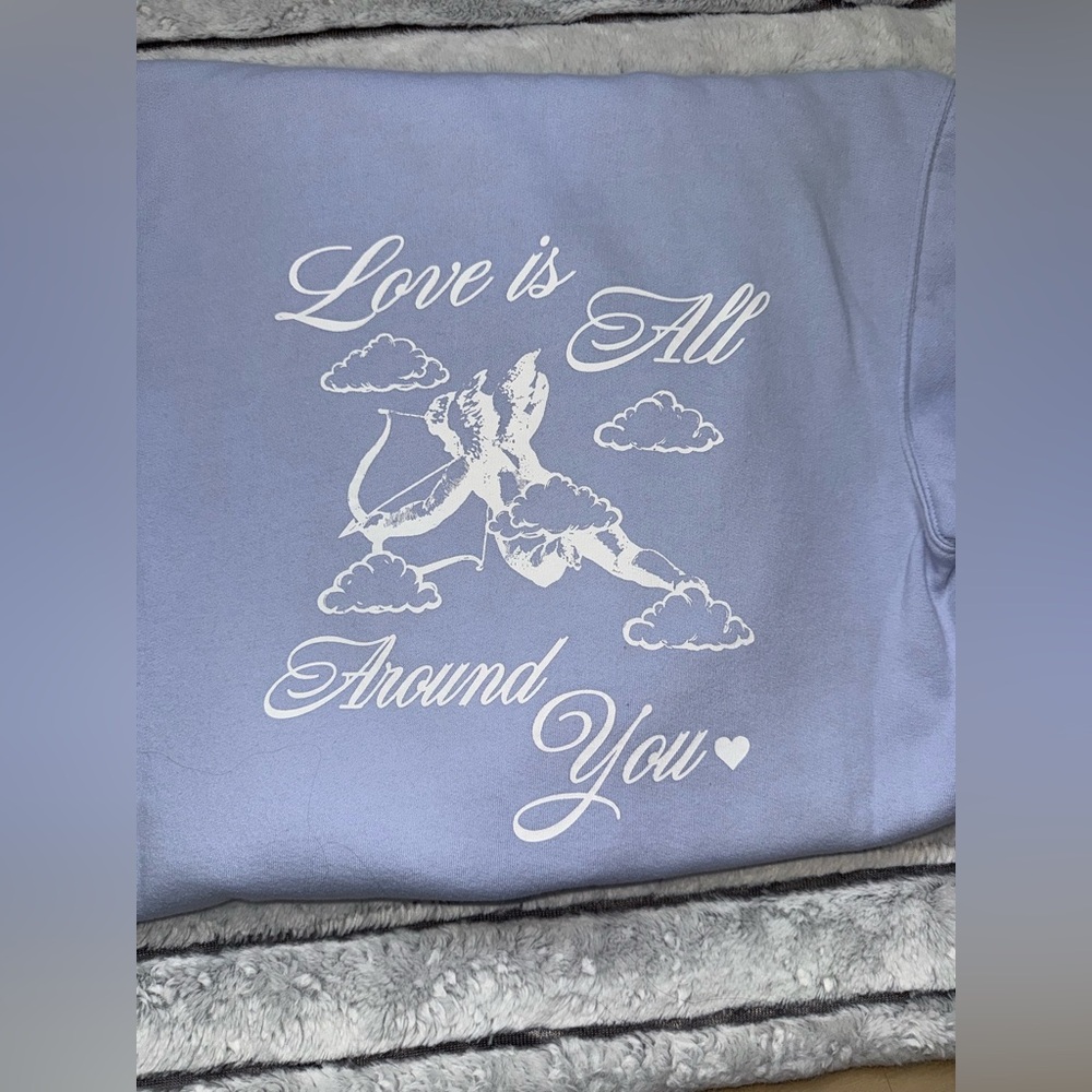 Wild Fable Light Blue Hoodie - Picture 4 of 4
